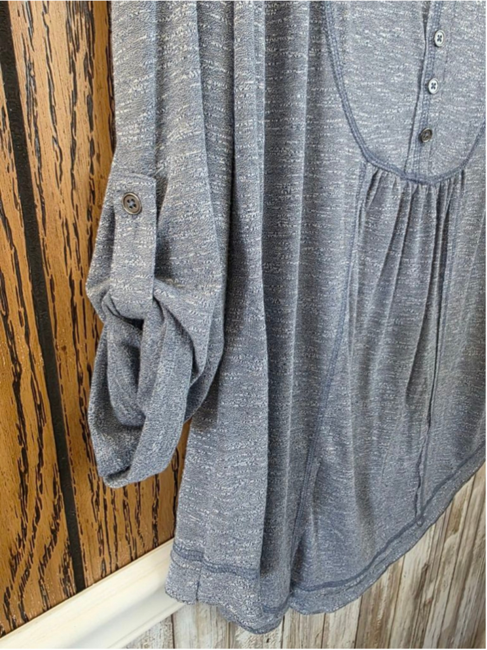 Women's Nine West Blue Tunic Top M - Picture 4 of 7
